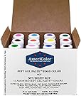 Food Coloring AmeriColor Student - Kit 12 .75 Ounce Bottles Soft Gel Paste Colors