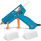 Tilswall Hot Glue Gun 50W with 75 PCS (5.11'' x 0.27") Glue Sticks Heat Up Quickly Mini Melt Gun Electric for Art Crafts School, Sealing, DIY, Home Repairs, Card, Glass, Festival Decor and Gifts