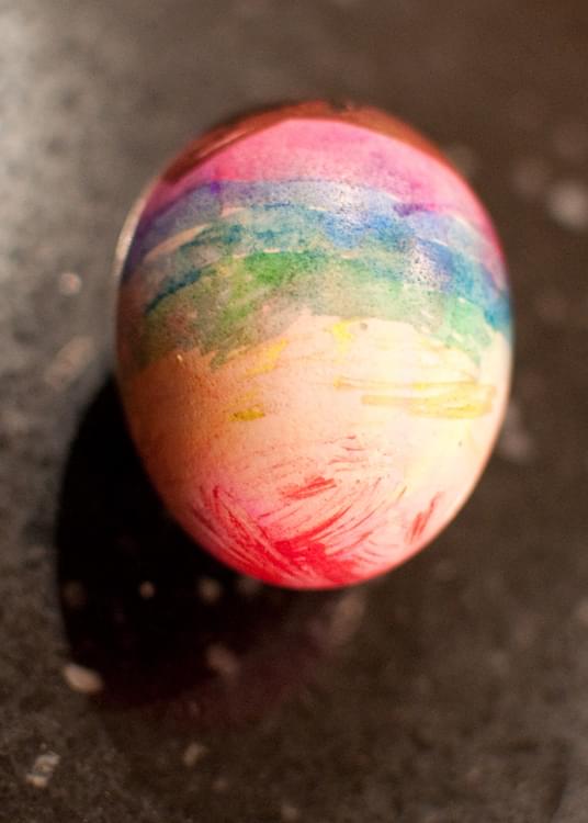 Tie Die Sharpie Eggs